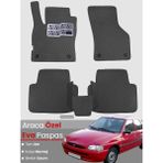 Guerrino Ford Escort (1990-1998) Uyumlu Eva Paspas Tam Set–araca Özel,su Geçirmez,kolay Montaj - Koyu Gri