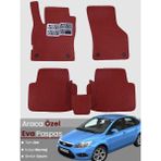 Guerrino Ford Focus 2 Hatchback (2005-2011) Uyumlu Eva Paspas Tam Set–araca Özel,su Geçirmez - Bordo