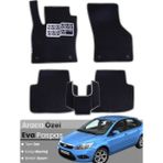 Guerrino Ford Focus 2 Hatchback (2005-2011) Uyumlu Eva Paspas Tam Set–araca Özel,su Geçirmez - Siyah - Gri