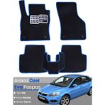Guerrino Ford Focus 2 Hatchback (2005-2011) Uyumlu Eva Paspas Tam Set–araca Özel,su Geçirmez - Siyah - Mavi