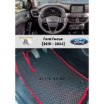 GUERRINO Ford Focus 2019-2024 Arası Araca Özel Yeni Nesil Eva Mat Oto Paspas Havuzlu Eva Araba Paspası - Siyah