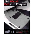Guerrino Ford Focus 3.5 Hatchback (2015-2018) Uyumlu Eva Paspas Tam Set–araca Özel,su Geçirmez - Gri