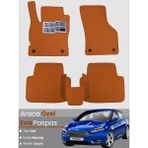 Guerrino Ford Focus 3.5 Hatchback (2015-2018) Uyumlu Eva Paspas Tam Set–araca Özel,su Geçirmez - Taba