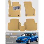 Guerrino Ford-Focus 3 Hatchback (2011-2014) Uyumlu Eva Paspas Tam Set–araca Özel,su Geçirmez - Bej