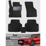 Guerrino Ford Focus 4 HATCHBACK-(2019-2023) Uyumlu Eva Paspas Tam Set–araca Özel,su Geçirmez - Siyah
