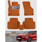 Guerrino Ford Focus 4 HATCHBACK-(2019-2023) Uyumlu Eva Paspas Tam Set–araca Özel,su Geçirmez - Taba