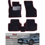 Guerrino Ford Focus 5 Hatchback (2024-2025) Uyumlu Eva Paspas Tam Set–araca Özel,su Geçirmez - Siyah - Bordo