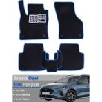 Guerrino Ford Focus 5 Hatchback (2024-2025) Uyumlu Eva Paspas Tam Set–araca Özel,su Geçirmez - Siyah - Mavi