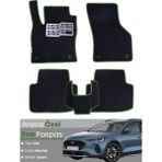Guerrino Ford Focus 5 Hatchback (2024-2025) Uyumlu Eva Paspas Tam Set–araca Özel,su Geçirmez - Siyah - Yeşil