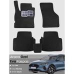 Guerrino Ford Focus 5 Hatchback (2024-2025) Uyumlu Eva Paspas Tam Set–araca Özel,su Geçirmez - Siyah