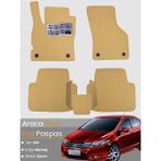 Guerrino Honda City (2008-2013) Uyumlu Eva Paspas Tam Set–araca Özel,su Geçirmez,kolay Montaj - Bej