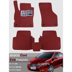 Guerrino Honda City (2008-2013) Uyumlu Eva Paspas Tam Set–araca Özel,su Geçirmez,kolay Montaj - Bordo