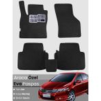 Guerrino Honda City (2008-2013) Uyumlu Eva Paspas Tam Set–araca Özel,su Geçirmez,kolay Montaj - Siyah