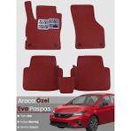 Guerrino Honda City (2019-2024) Uyumlu Eva Paspas Tam Set–araca Özel,su Geçirmez,kolay Montaj - Bordo