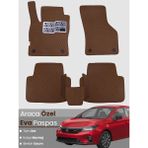 Guerrino Honda City (2019-2024) Uyumlu Eva Paspas Tam Set–araca Özel,su Geçirmez,kolay Montaj - Koyu Kahverengi