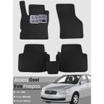 Guerrino Hyundai Accent Era (2005-2011) Uyumlu Eva Paspas Tam Set–araca Özel,kolay Montaj,su Geçirmez - Siyah