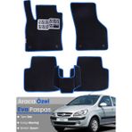 Guerrino Hyundai Getz (2002-2011) Uyumlu Eva Paspas Tam Set–araca Özel,kolay Montaj,su Geçirmez - Siyah - Mavi