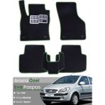 Guerrino Hyundai Getz (2002-2011) Uyumlu Eva Paspas Tam Set–araca Özel,kolay Montaj,su Geçirmez - Siyah - Yeşil
