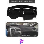 Guerrino Peugeot 307 (2001-2008) Araca Özel Torpido Örtüsü | Ön Göğüs Kılıfı | Tam Koruma | Oto Aksesuar |T96 - Siyah