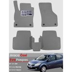Guerrino Renault Clio 3 (2005-2011) Uyumlu Eva Paspas Tam Set–araca Özel,oto Paspas - Gri