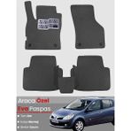 Guerrino Renault Clio 3 (2005-2011) Uyumlu Eva Paspas Tam Set–araca Özel,oto Paspas - Koyu Gri