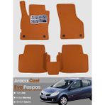 Guerrino Renault Clio 3 (2005-2011) Uyumlu Eva Paspas Tam Set–araca Özel,oto Paspas - Taba