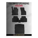 Guerrino Renault-Symbol 3-(2013-2020) İçin Eva Ful Paspas Takımı (Metal Topukluk Hariç)