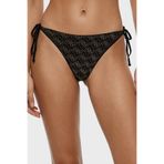 Guess 4G Logolu Bağlamalı Bikini Altı E6GO15KCUO2 Bayan BİKİNİ ALTI E6GO15 KCUO2 JBLK
