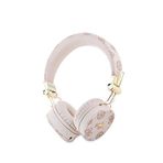 Guess 5.3 Metal Logolu Kulak Üstü Bluetooth Kulaklık - Kahverengi