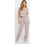 Guess Adele Crop Kadın Pembe T-shirt