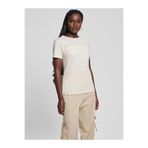 Guess Adele Kadın Aktif Regular Fit T-Shirt, Ekru, S Beden