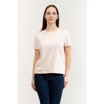 Guess Agnes Kadın Aktif Regular Fit Bisiklet Yaka T-Shirt, Pembe, M Beden