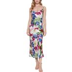 Guess Akilina Slim Fit İp Askılı Uzun Saten Elbise W3GK85WD8G2 Bayan ELBİSE W3GK85 WD8G2 P7NG