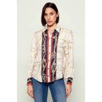 Guess Amanda Uzun Kollu Kadın Çok Renkli Gömlek 6RGH147439A-PM6Z - 38