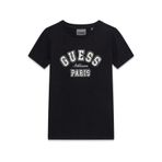 Guess Anita Bisiklet Yaka Kısa Kollu Kadın Siyah T-shirt V6RI15J1314-JBLK