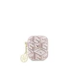 Guess Apple Airpods G Cube Desenli Süs Zincirli Pembe 2. Nesil Uyumlu Kılıf