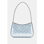 Guess Arnela Top Zıp Shoulder Bag Kadın Mavi Omuz Çantası Hwtg9496170-pbo