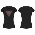 guess Art Kadın Tişört E5GI08 J1314, Çok renkli., XL