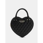 Guess Atabey Kalp Şekilli Kadın Siyah El Çanta Hwqg9894770-Bla
