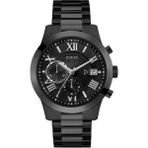 Guess Atlas 45MM Ss Erkek Kol Saati Siyah Çelik Kasa Suya Dayanıklı Pilli (Quartz) Mekanizma