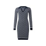 Guess Aubrey Yün Karışımlı Logolu Slim Fit V Yaka Mini Elbise W5BK25Z3JD2 Bayan ELBİSE W5BK25 Z3JD2 FBDI