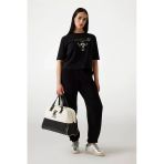 Guess Aurélie Kadın Siyah Aktif Boxy Fit T-Shirt V4yı06ı3z14-Fj8n
