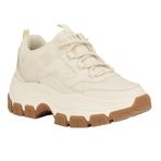 GUESS Bayan Bisun Sneaker, Şık Krem 150, 39 EU