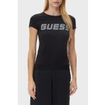 Guess Bayan T Shirt V5GI20 J1314 JBLK