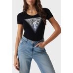 Guess Bayan T Shirt W5RI00 J1314 JBLK