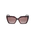 GUESS Bayan Women GU0016252F55 Güneş Gözlüğü Dark Havana, Koyu Havana, 55