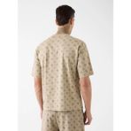 Guess Bej Erkek Oversized Baskılı T-Shirt Z6GI07K2852-PMKU Bej T-Shirt - XL