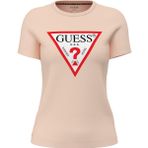Guess Bej T-Shirt, L, 5003340686, Ekru, Kadın
