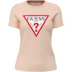 Guess Bej T-Shirt, XL, 5003340686, Ekru, Kadın