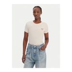 Guess Bej T-Shirt, XS, 5003340701, Ekru, Kadın
